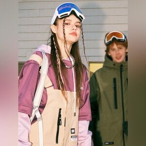 Nandn Purple Snowboard Hoodie